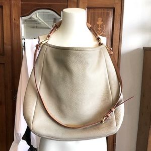 Marc by Marc Jacobs leather handbag w leather hand and shoulder strap in Taupe